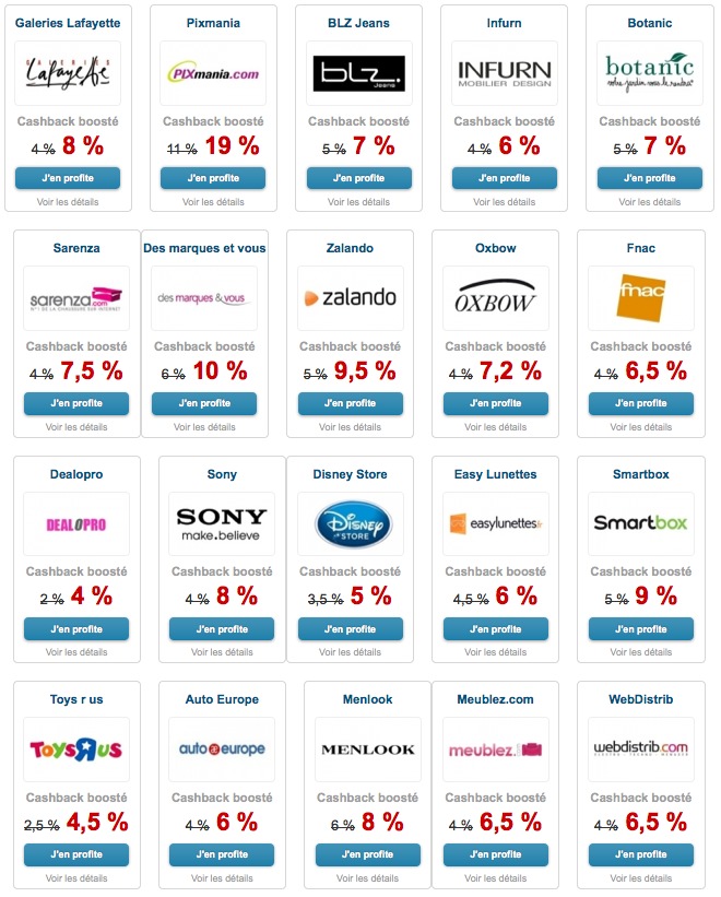 cashback, gagnez en achetant