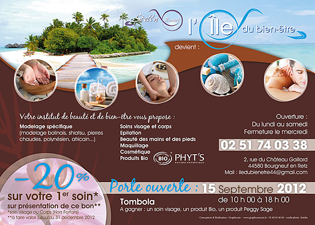 flyers institut de beaute