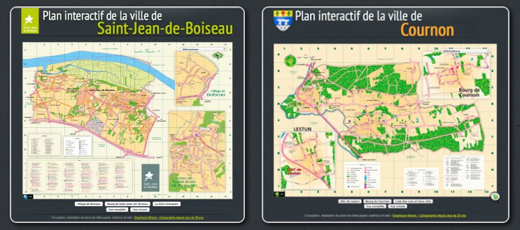 plan de ville interactif